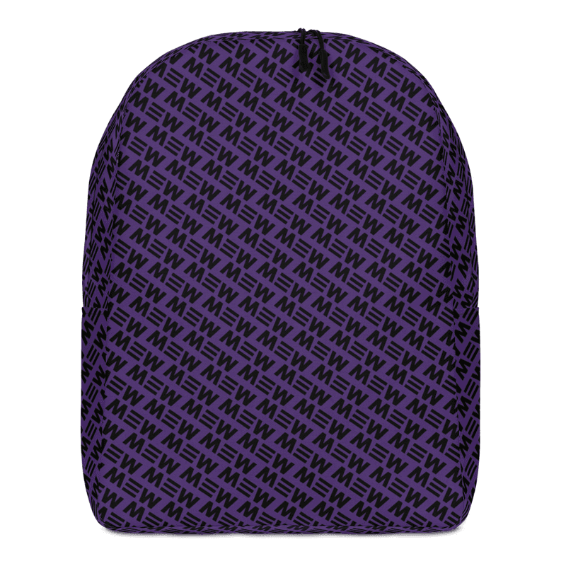 Purple/Black Mew Backpack